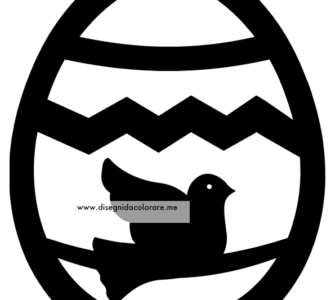 Stencil uovo Pasqua
