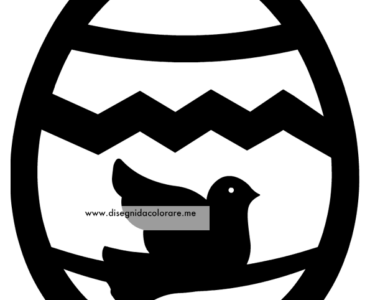 Stencil uovo Pasqua