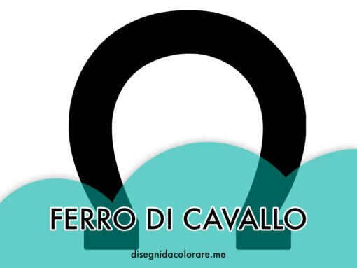 ferro di cavallo silhouette