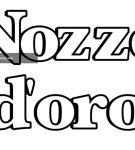 nozze oro scritta