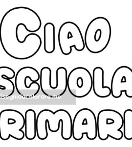 ciao scuola primaria