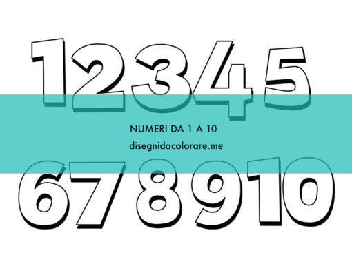 numeri 1 10