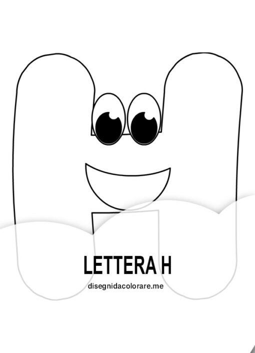 Lettera H 1 lettera h
