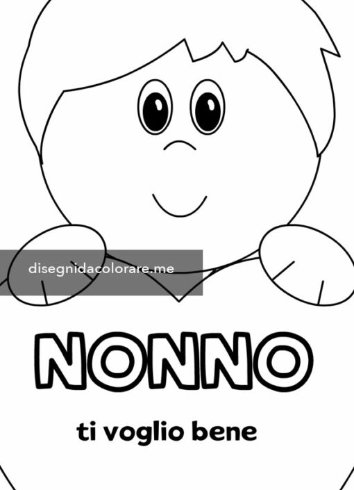 biglietto cuore nonno