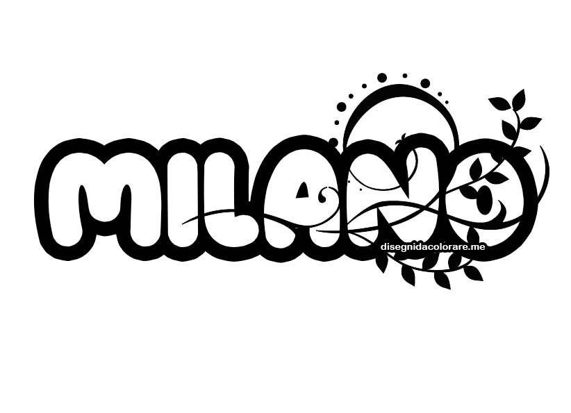 Milano scritta 1 milano scritta