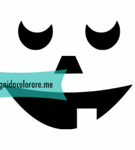 faccia zucca sorridente