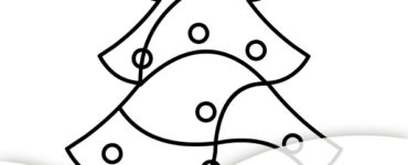 albero natale astratto