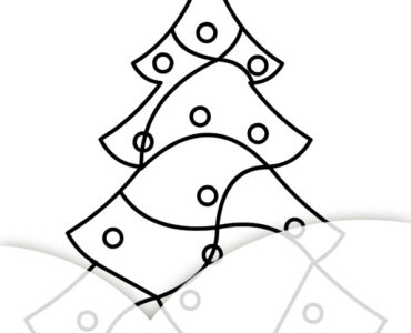 albero natale astratto
