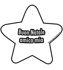 stella buon natale amica