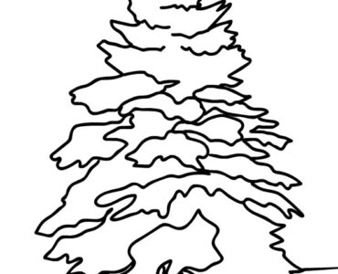 albero con neve