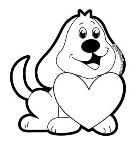 cane con cuore