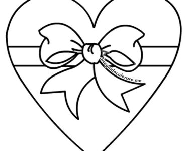 cuore con fiocco