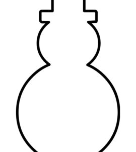 sagoma pupazzo di neve