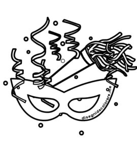 maschera con trombetta