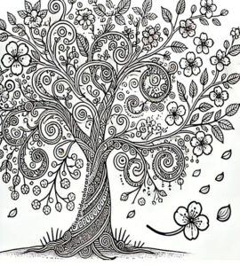 albero zentangle