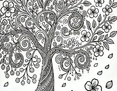 albero zentangle