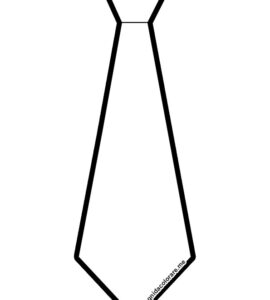 sagoma cravatta