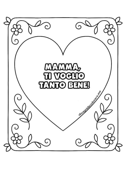mamma ti voglio tanto bene