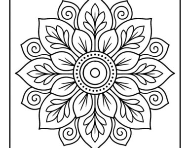 mandala floreale
