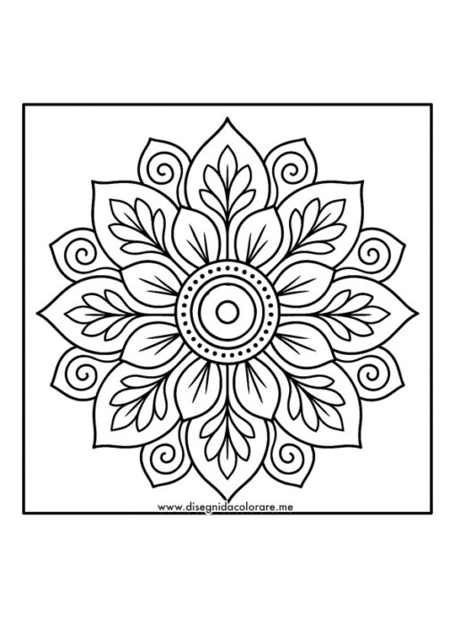 mandala floreale