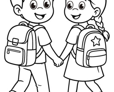 bambini con zaini