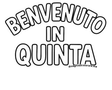 benvenuto in quinta