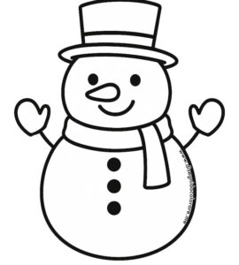 pupazzo neve facile