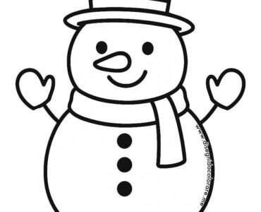 pupazzo neve facile