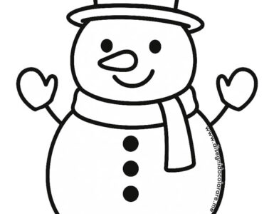 pupazzo neve facile