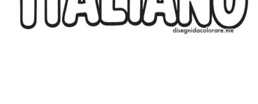 scritta italiano
