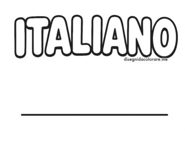 scritta italiano