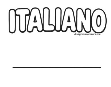 scritta italiano