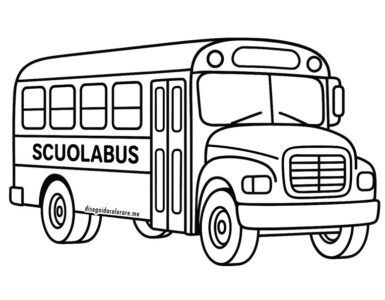 scuolabus disegno