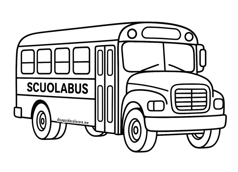 scuolabus disegno