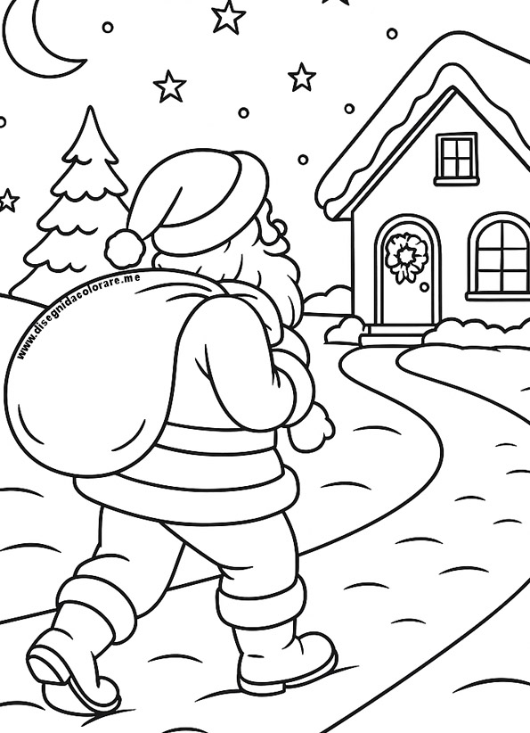 Babbo Natale che arriva di notte 1 babbo natale che arriva di notte