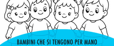 bambini che si tengono per mano