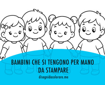 bambini che si tengono per mano