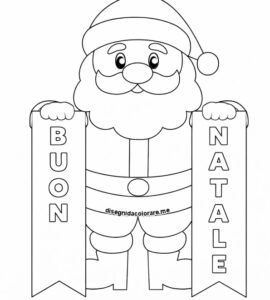 buon natal co babbo natale