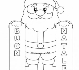 buon natal co babbo natale