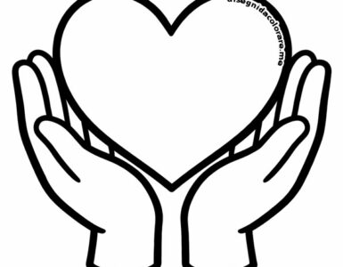 Mani che tengono un cuore 8 mani con cuore