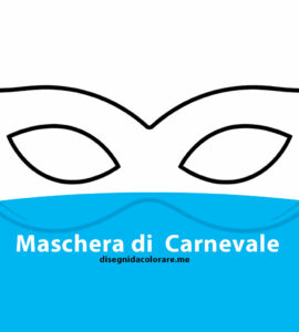 modello maschera carnevale