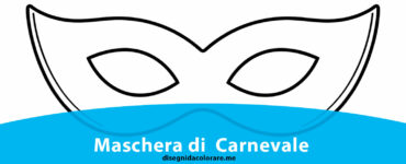 modello maschera carnevale