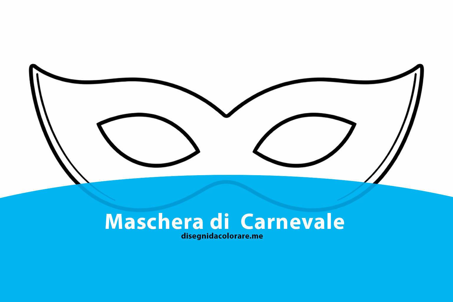 modello maschera carnevale