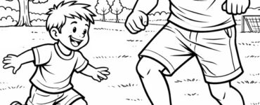 papa che gioca a pallone