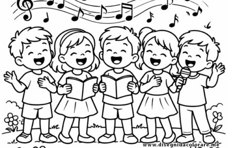 Bambini che cantano 4 bambini che cantano