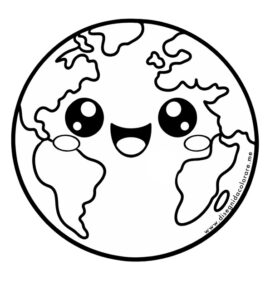 pianeta terra sorridente