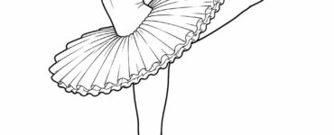ballerina da colorare