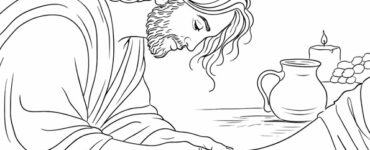 lavanda dei piedi disegno