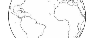 pianeta terra da colorare