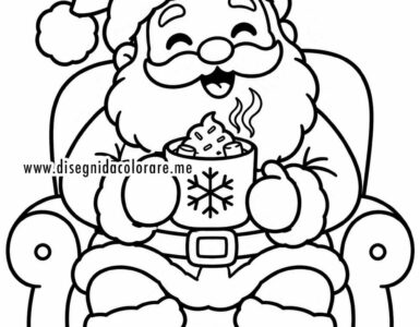 Babbo Natale con Cioccolata Calda 2 babbo natale cioccolata calda